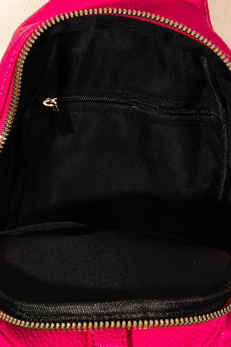 Single Strap Faux Leather Bag