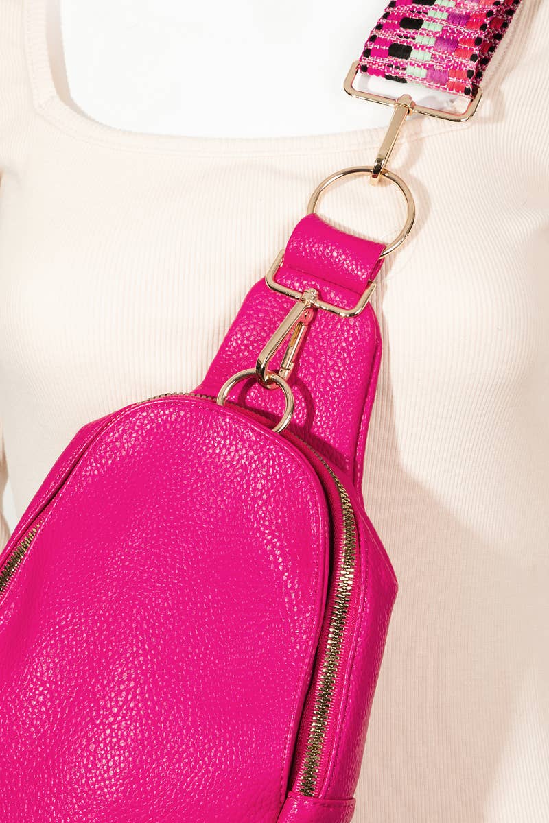 Single Strap Faux Leather Bag