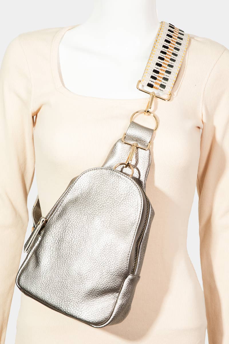 Single Strap Faux Leather Bag