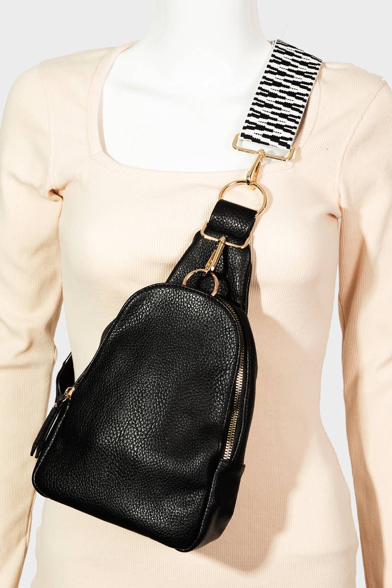 Single Strap Faux Leather Bag