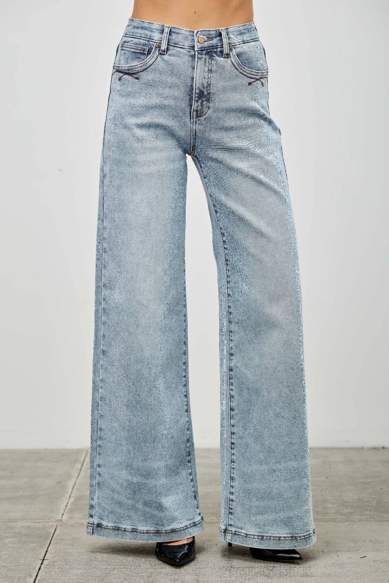 High Rise Wide Leg