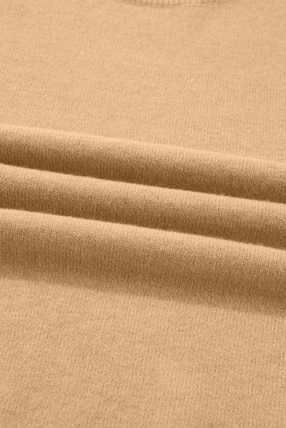 Leopard Bow Decor Split Cuff Plus Size Trim Sweater (S-4X)