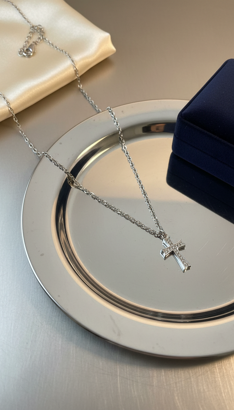 Delicate Cross Pendant Necklace