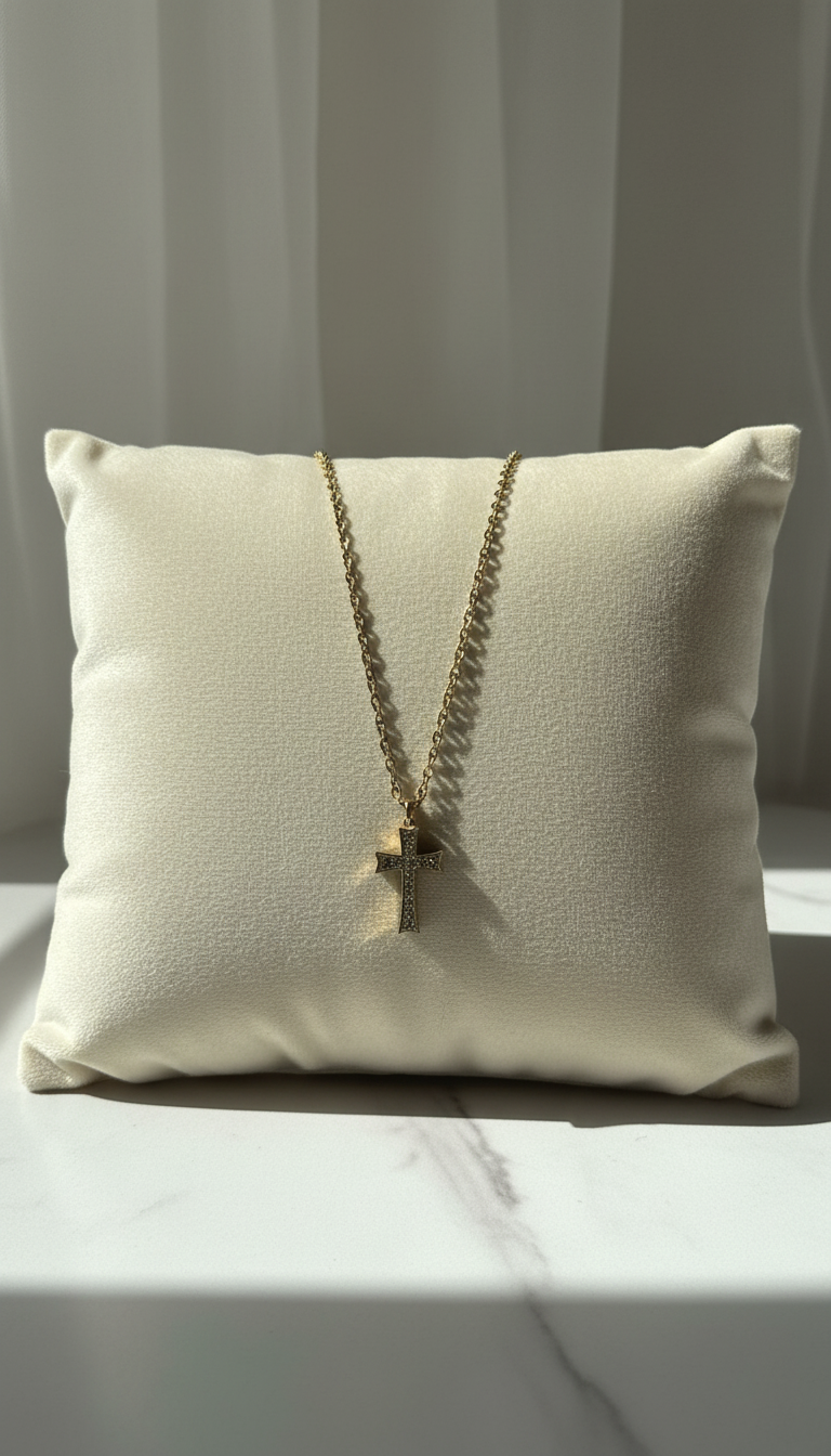 Delicate Cross Pendant Necklace