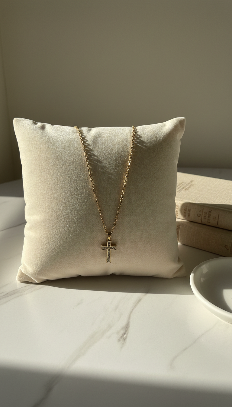 Delicate Cross Pendant Necklace