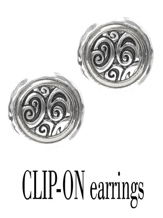 ( UX1240 )  DESIGNER CLIP ON EARRING