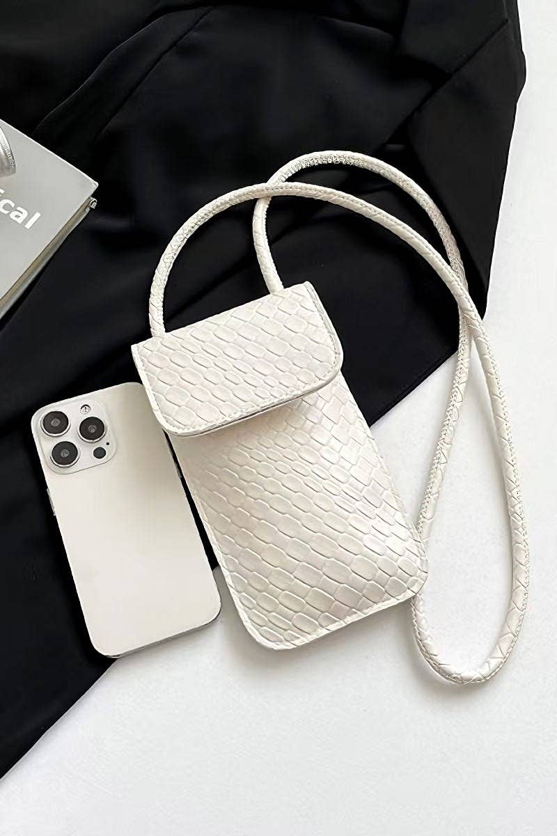 Weave Crossbody Phone Purse