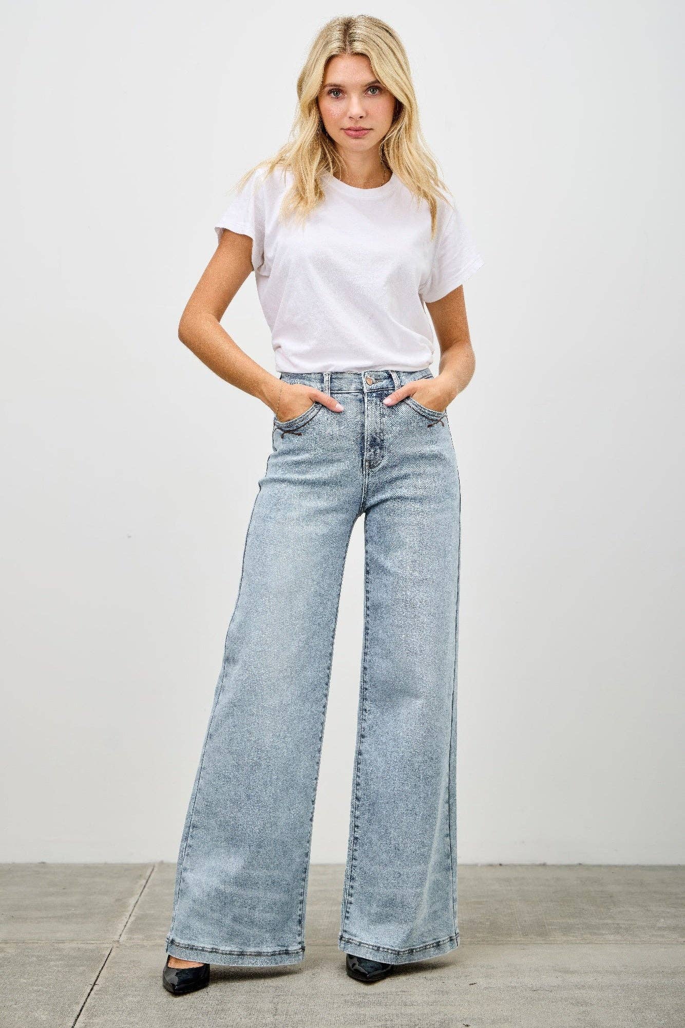 High Rise Wide Leg