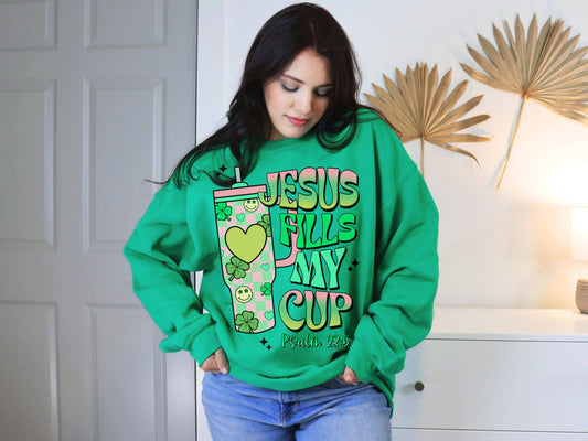 Jesus fills my cup DTF or Sublimation Transfer