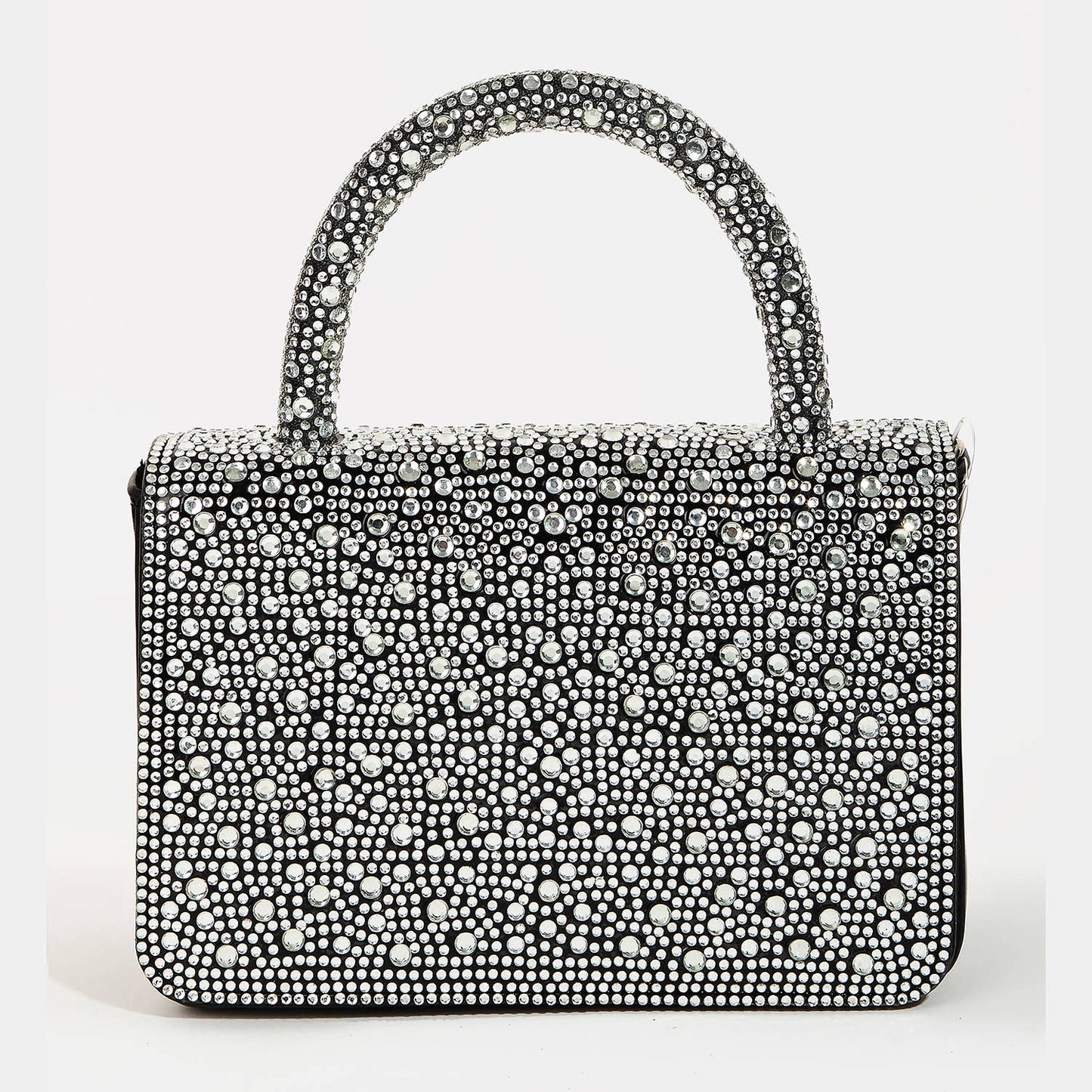 Pave Rhinestone Studded Rectangle Bag