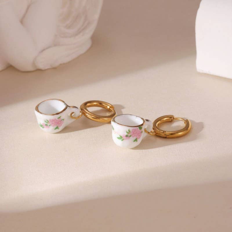 18K STAINLESS WATERPROOF TARNISH FREE EARRINGS | 40E518
