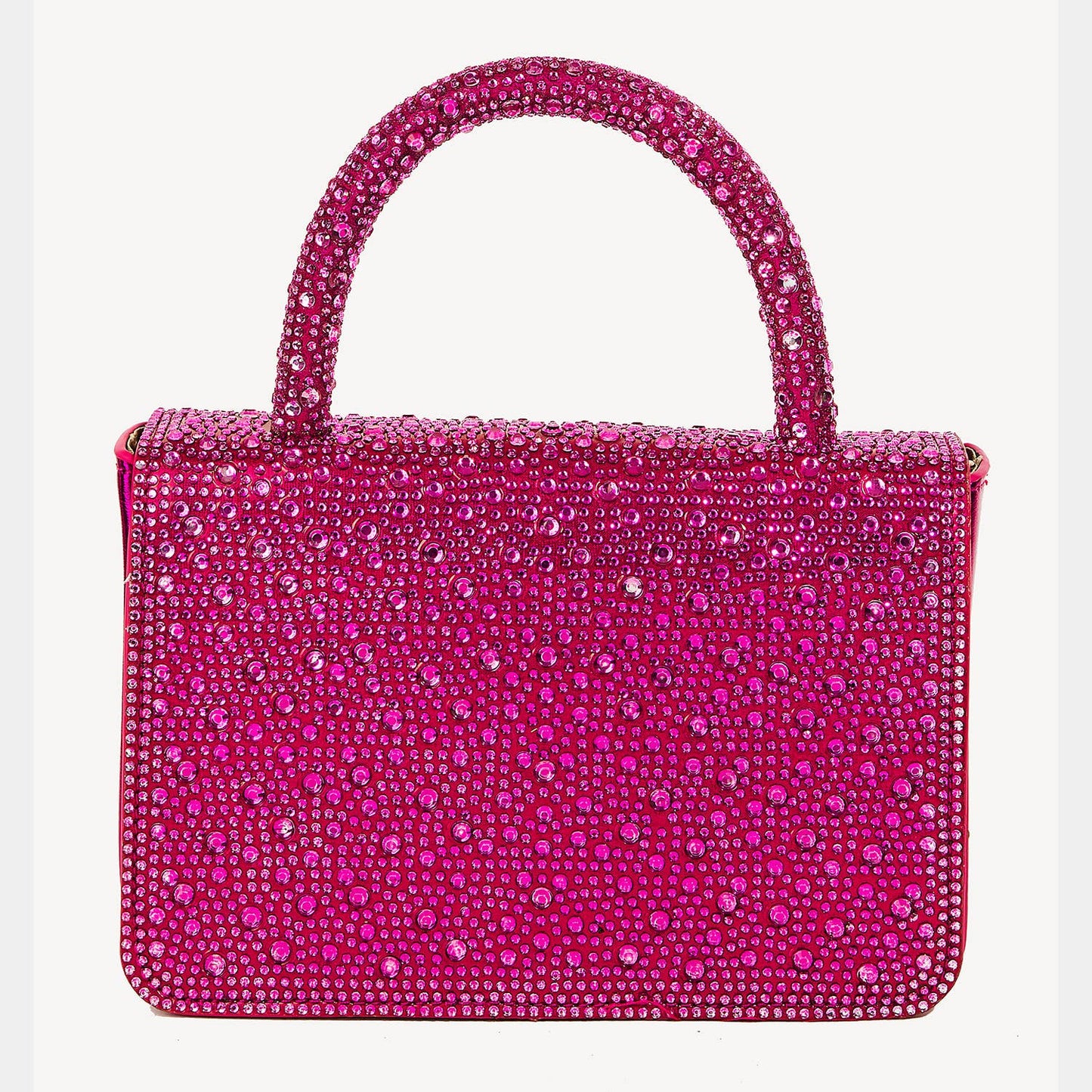 Pave Rhinestone Studded Rectangle Bag