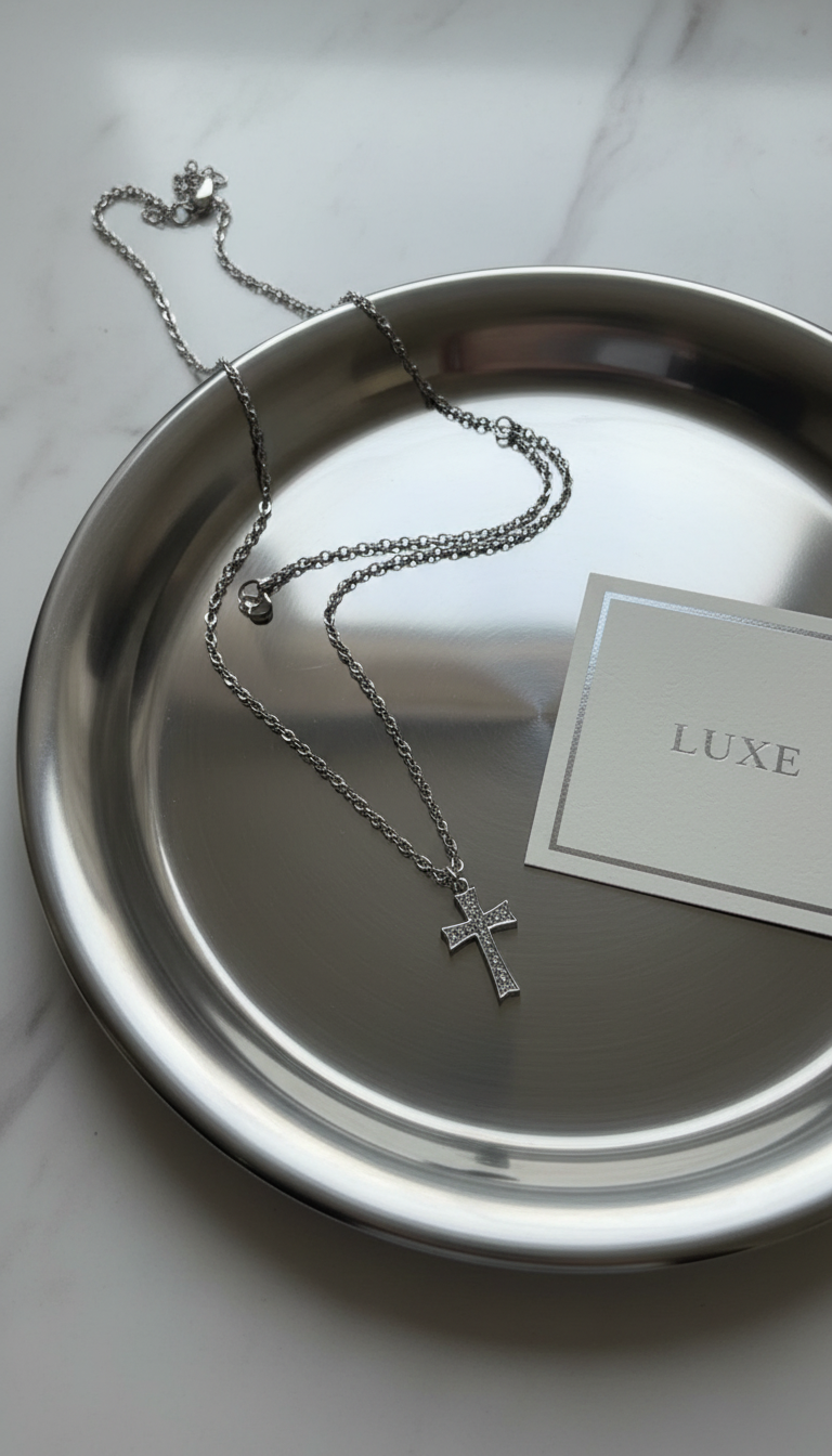 Delicate Cross Pendant Necklace